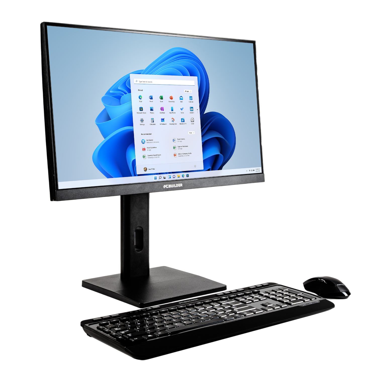PCBuilder FUSION 24″ Intel Core i5-12400 16GB DDR5 1TB Windows 11 Pro AiO Desktop PC - Image 2