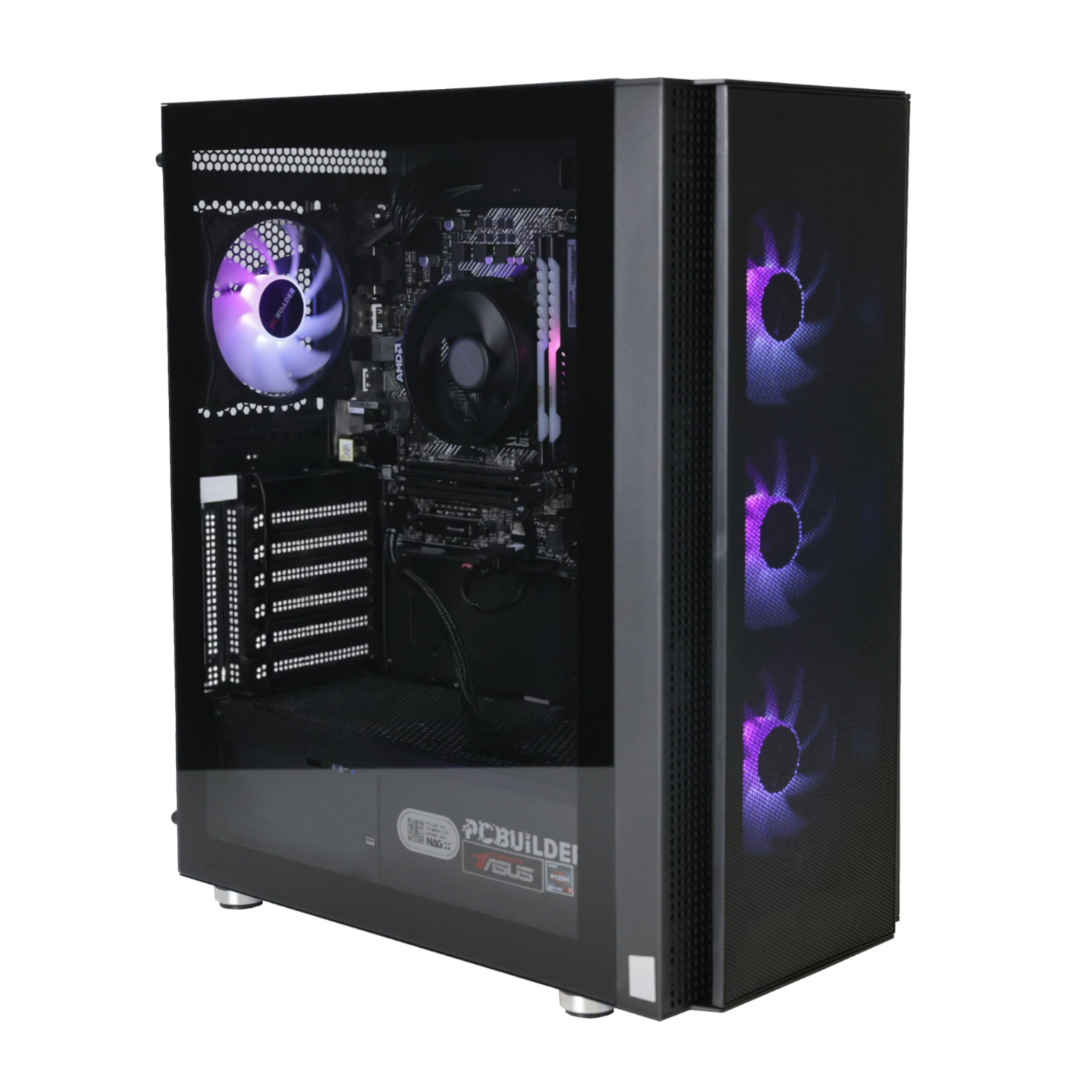 PCBuilder Ryzen 5 5600GT STRIKER Windows 11 Asus RTX 5060 Bundle Gaming PC - Image 14